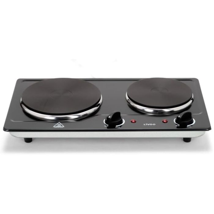 Plaque Électrique Encastrable LIVOO DOC168N 2500W - Noir