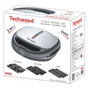 Appareil de Cuisson 3EN1 TECHWOOD TGCI-836 800W - Inox