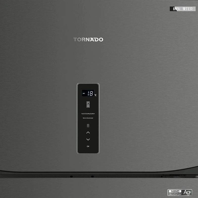 Réfrigérateur Tornado RF580ATV-DST 550 Litres Inverter Nofrost Dark Inox