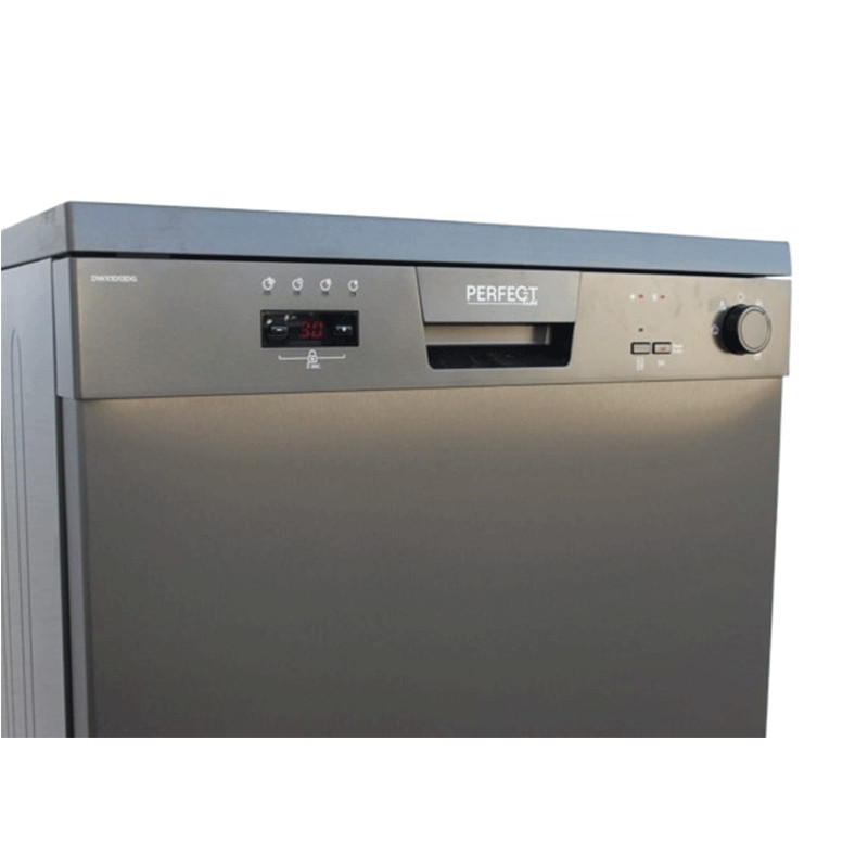 LAVE VAISSELLE PERFECT Line 13COUVERTS-6 PROGRAMMES-AFFICHEUR-SILVER