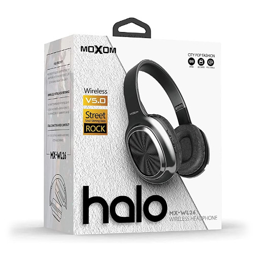 Casque Bluetooth sans fil supra-auriculaire Moxom MX-WL26