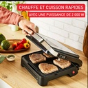 Appareil à panini TEFAL et GRIL INICIO 2000W  -GC271D10