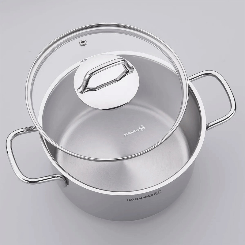 Shallow Pan Korkmaz Perla A1658 24Cm Inox