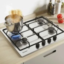 Plaque De Cuisson Encastrable Candy CM6PBRX/4U2 4 Feux 60Cm- Silver