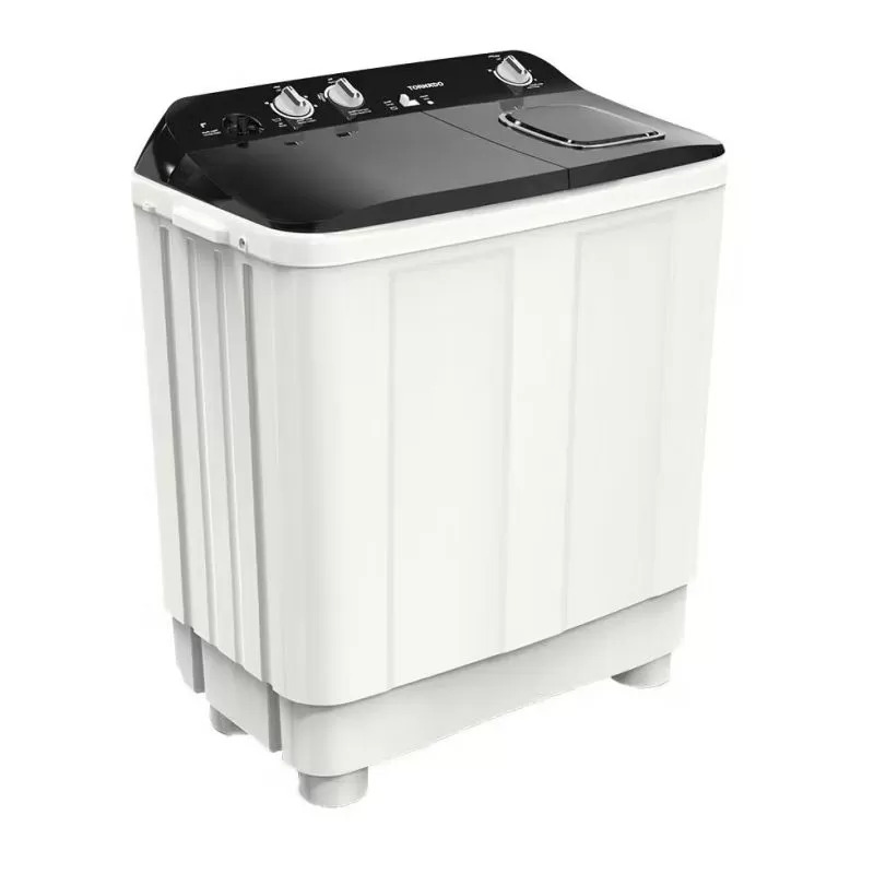 Machine à laver TORNADO Semi-automatique 10 kg Blanc x Noir TMH-HS10C(WK)