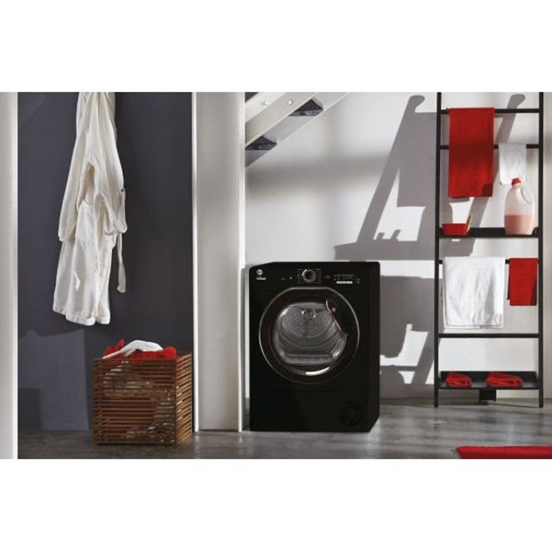 Sèche linge Frontal HOOVER HLEC8LGB-80 8KG - Noir