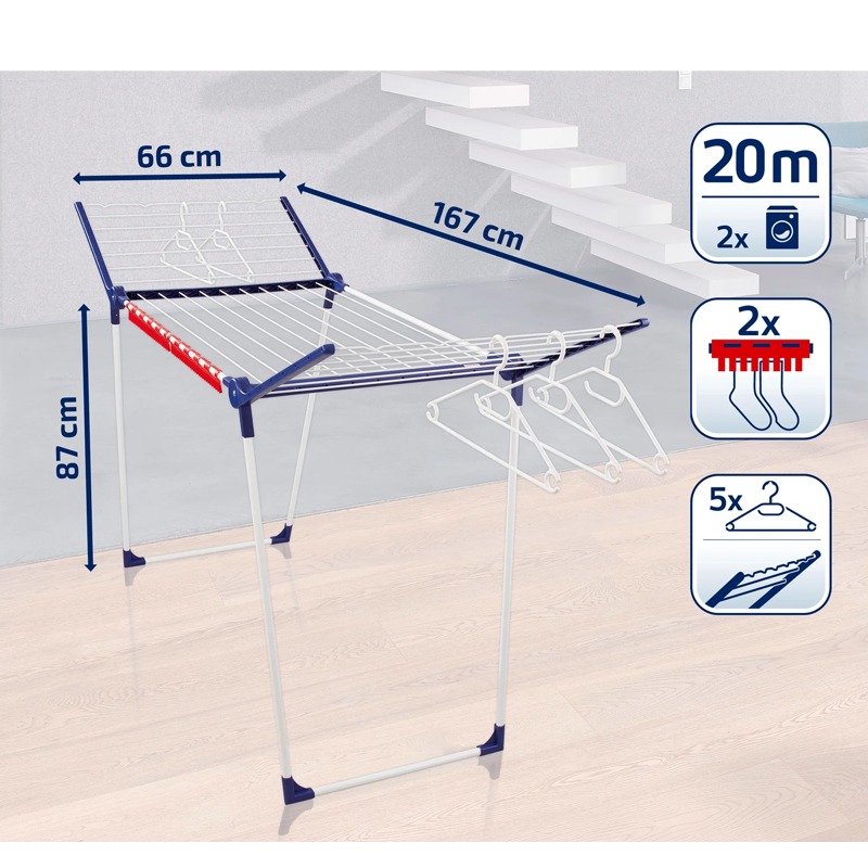 Séchoir sur pied Pegasus LEIFHEIT 200 Solid 81520