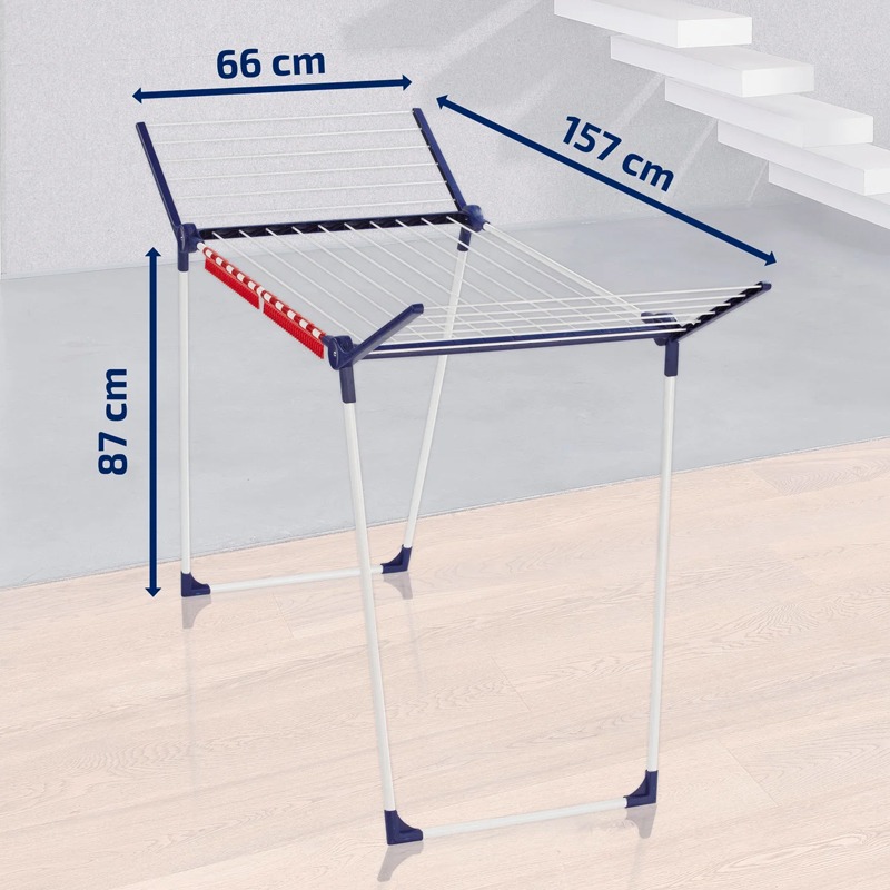 Sèche Linge LEIFHEIT Pegasus 81514 (87 x 157 x 66 cm) - Blanc