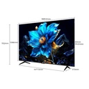 TV TCL P7K 85" 4K QLED UHD Smart TV Noir