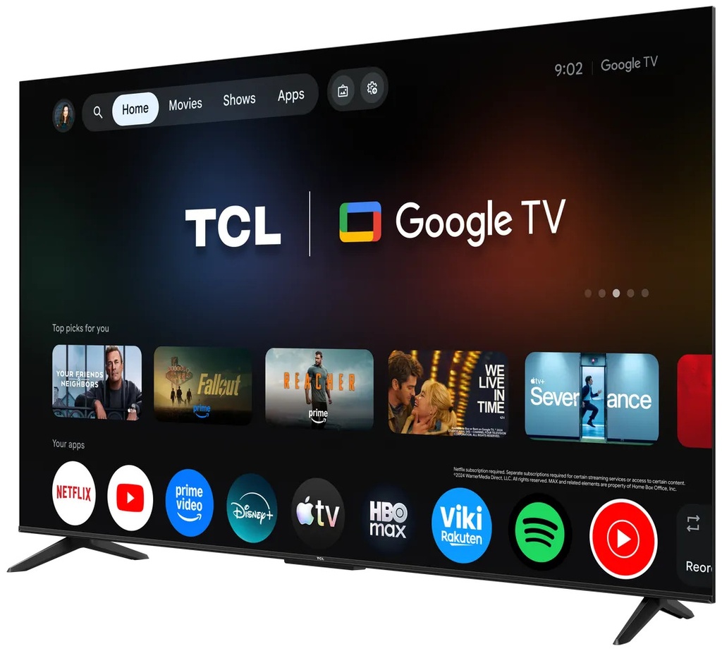 Téléviseur TCL 65" 4K UHD Smart Google TV-P6L
