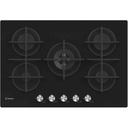 PLAQUE DE CUISSON CANDY CVG74WPB 5 FEUX 75 CM - NOIR