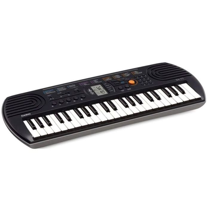 MINI CLAVIER ÉLECTRONIQUE MUSICAL CASIO 44 TOUCHES - GRIS