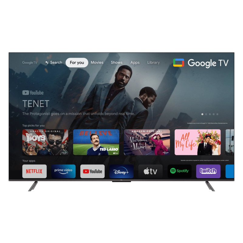 TELEVISEUR TCL 50″ SMART P735 GOOGLE TV UHD 4K