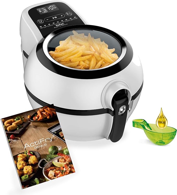 FRITEUSE ACTIFRY GENIUS SANS HUILE TEFAL FZ760025 1350W - BLANC