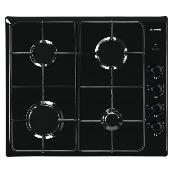 PLAQUE DE CUISSON BRANDT BPE6400B 4 FEUX 60 CM - NOIR