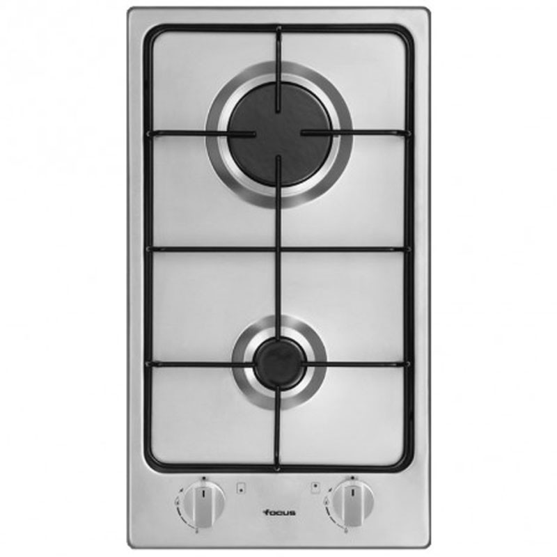 PLAQUE DE CUISSON A GAZ PREMIUM 2 FEUX AP32.GX01 30 CM INOX