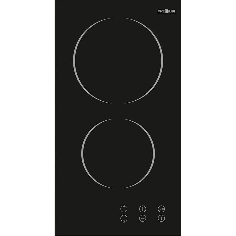 PLAQUE DE CUISSON ELECTRIQUE PREMIUM 2 FEUX 30 CM NOIR