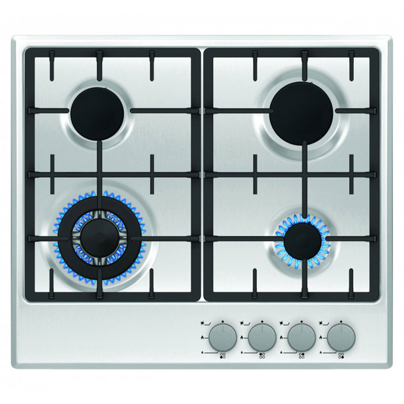 PLAQUE DE CUISSON A GAZ INOX 60CM