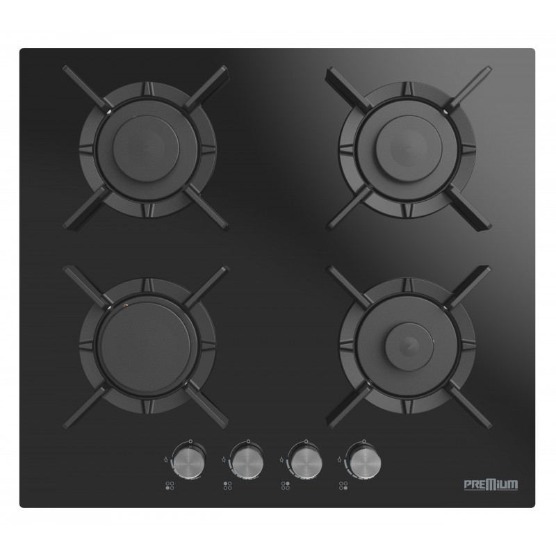 PLAQUE DE CUISSON PREMIUM AP 1641 BS02 4 FEUX 60 CM NOIR