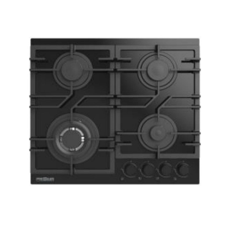 PLAQUE DE CUISSON ENCASTRABLE PREMIUM APG641 / 4 FEUX / 60 CM / NOIR