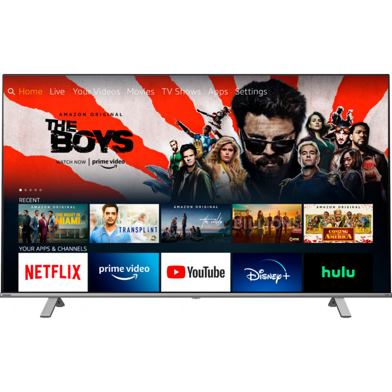 TV LED TOSHIBA 55" LED  UHD 4K  VIDAA SMART AVEC RÉCEPTEUR INTÉGRÉ