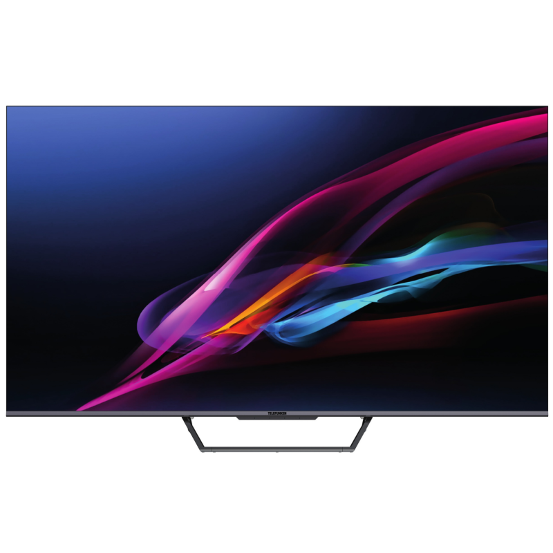 TV TELEFUNKEN 55" UHD 4K QLED  SMART ANDROID WIFI AVEC RÉCEPTEUR INTÉGRÉ