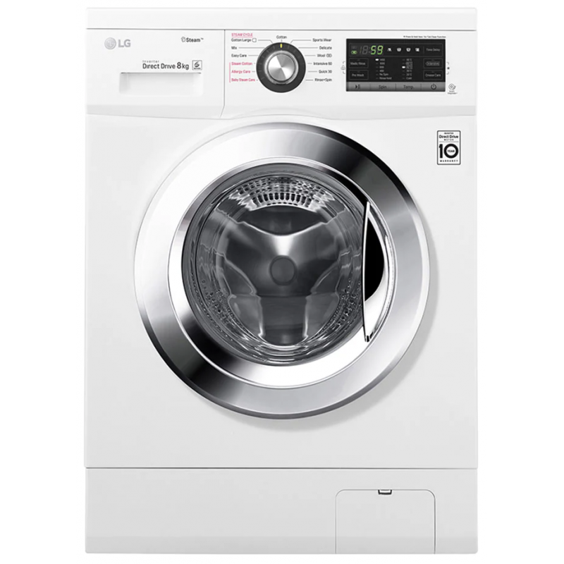 LAVE LINGE FRONTALE LG FH4G6TDY2 8KG - BLANC