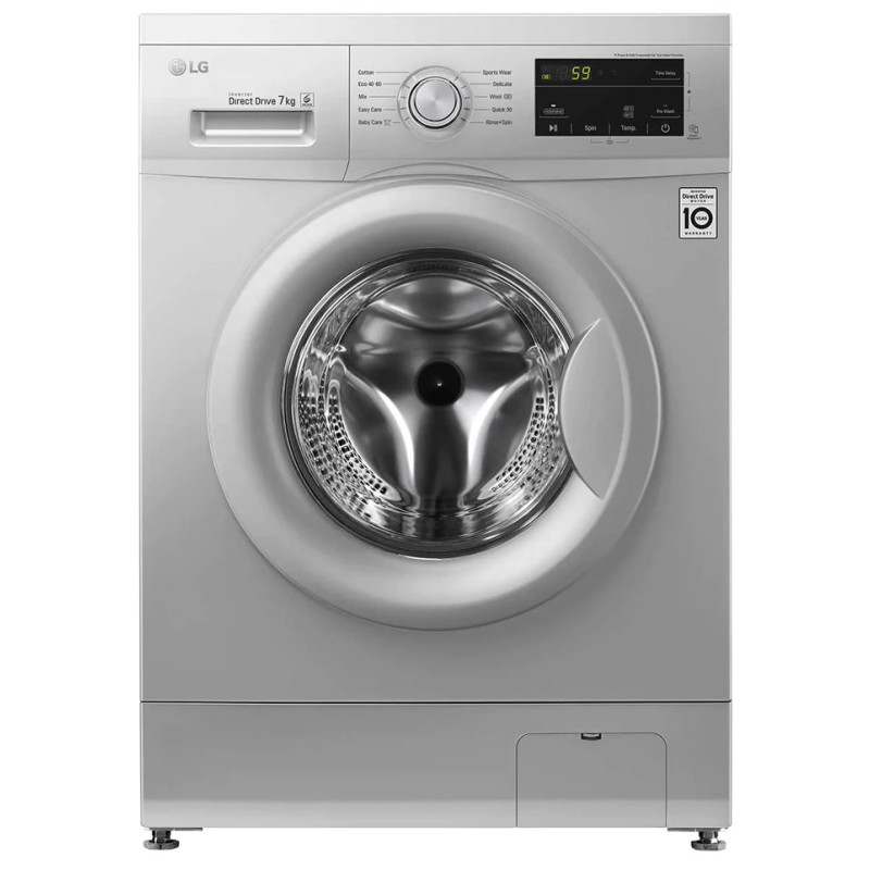 LAVE LINGE FRONTALE LG FH2J3QDNG5P 7KG - SILVER