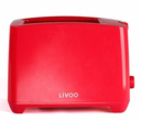 Grill Pain LIVOO 750 Watt - Rouge (DOD162R)