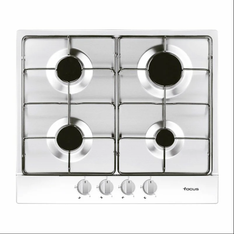 Plaque de Cuisson FOCUS 4 Feux 60 cm - Blanc (F.401W)