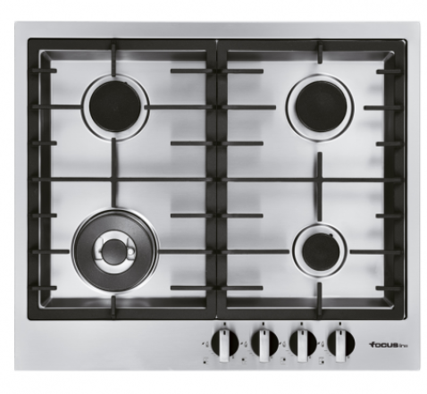 Plaque de Cuisson FOCUS FILO 60 4 Feux 60 Cm Inox