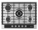 PLAQUE DE CUISSON FOCUS F403X 5 FEUX 70 CM - INOX