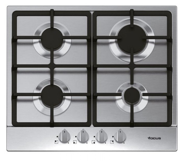 PLAQUE DE CUISSON FOCUS 4 FEUX 60CM INOX ( F.4008XS)