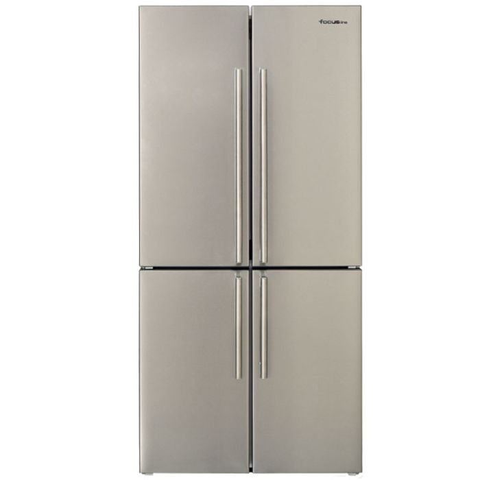 RÉFRIGÉRATEUR FOCUS LINE SIDE BY SIDE 4 PORTES 620L  84 CM INOX