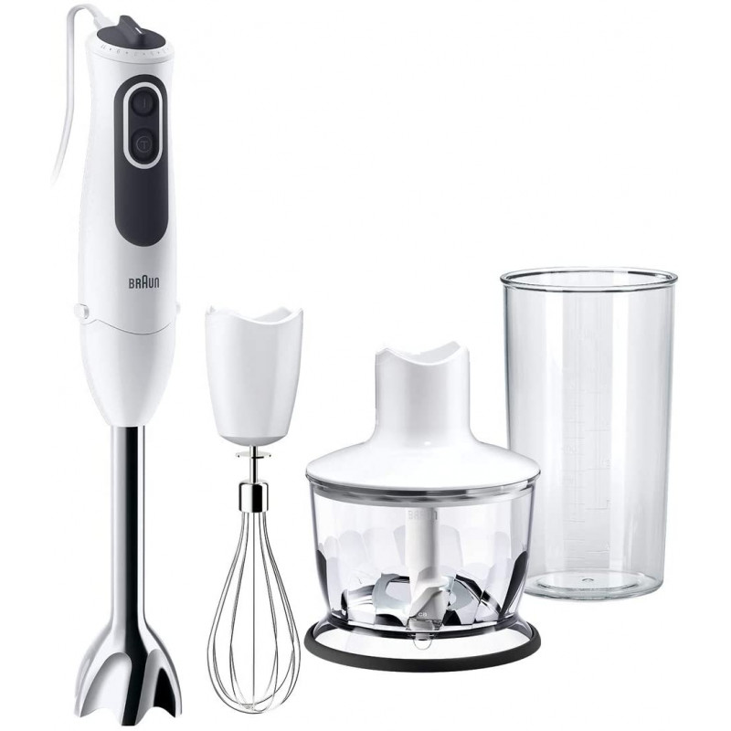 Mixeur Plongeant BRAUN Sauce MQ3135 750W - Blanc