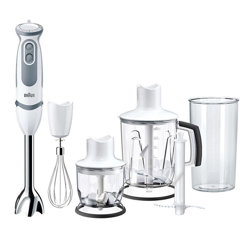 Braun MultiQuick 5 MQ5245WH blender 1,25 L Mélangeur par immersion 1000 W Gris, Blanc