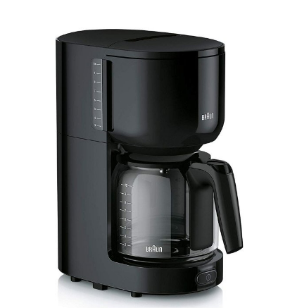 Cafetière BRAUN PurAroma 3 - 1000 Watt - Noir (KF3120BK)