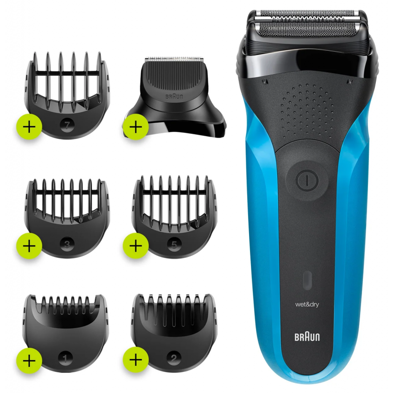 RASOIR ÉLECTRIQUE RECHARGEABLE BRAUN SERIES 3 SHAVE&STYLE