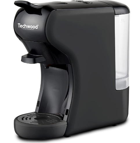 CAFETIÈRE EXPRESSO MULTI CAPSULES TECHWOOD TCA-196N 1450W - NOIR