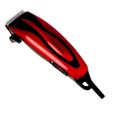 Tondeuse Cheveux et Barbe TECHWOOD 10 Watt - Rouge (TT-615 )