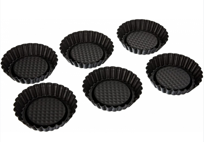 Moules à Tartelettes ZENKER Noir Métallique 10Cm 6531