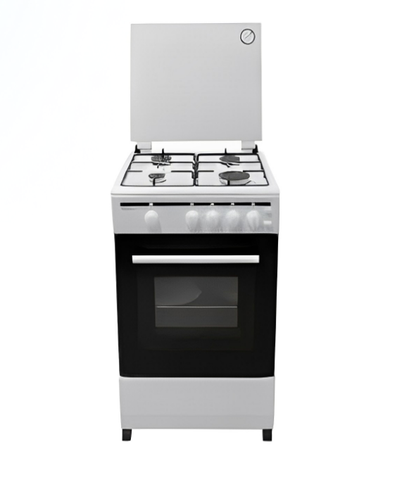 CUISINIÈRE À GAZ SOTACER SF504WI 50CM 4FEUX - BLANC