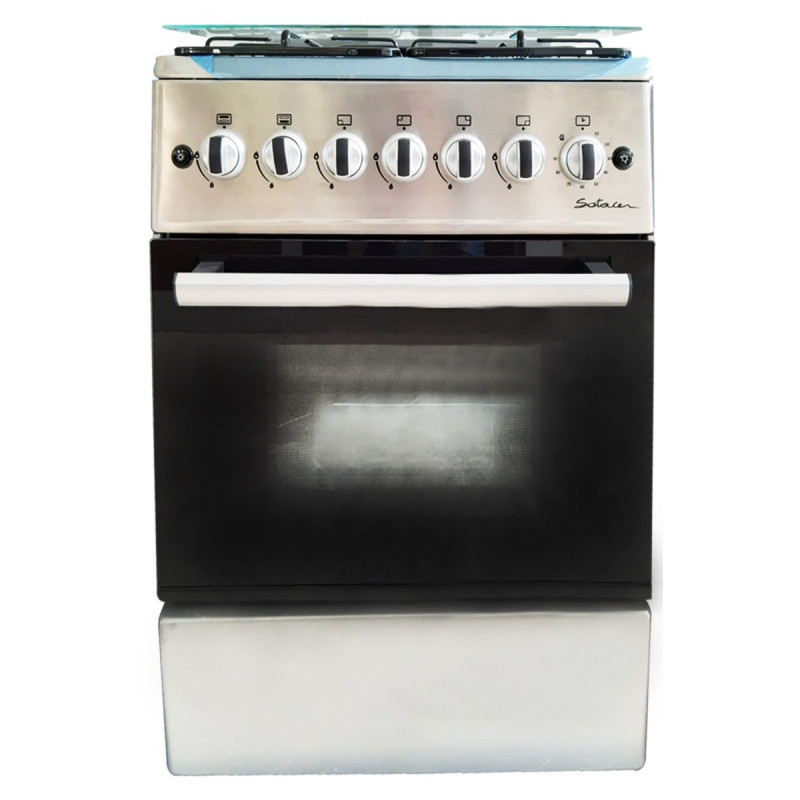 CUISINIÈRE À GAZ SOTACER F6B40G2I 60CM / SILVER