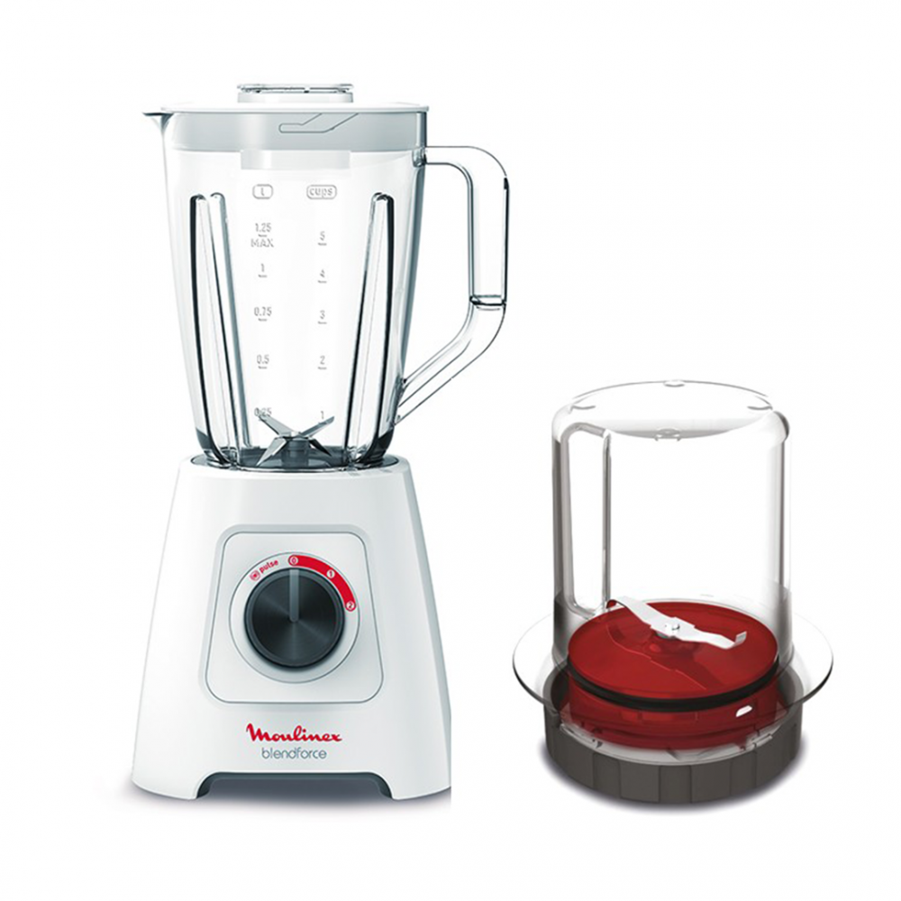 BLENDER MOULINEX 2L 600 WATTS + MOULIN - BLANC