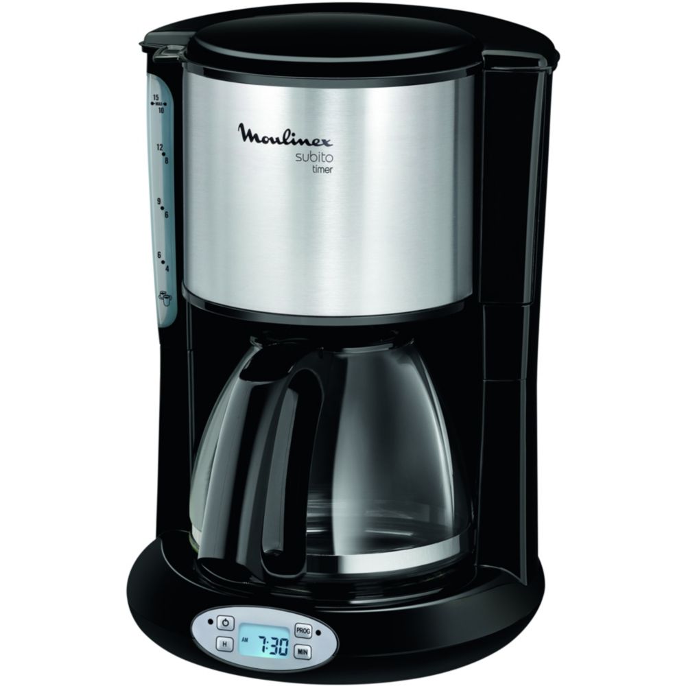 CAFETIÈRE PRINCIPIO MOULINEX FG362810 1000W 15 TASSES - NOIR