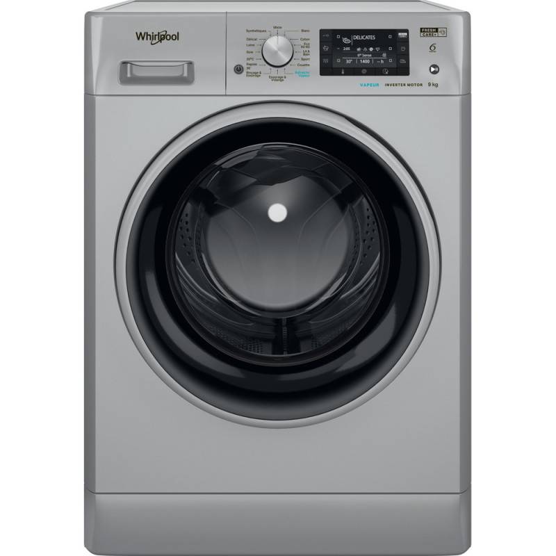 MACHINE À LAVER HUBLOT POSABLE WHIRLPOOL FFWD 9248 SBS V NA / 9 KG / SILVER