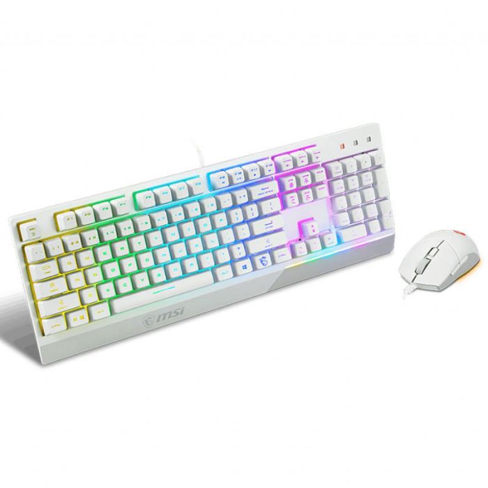 CLAVIER & SOURIS MSI VIGOR GK30 + CLUTCH GM11 - BLANC - S11-04FR306-CLA