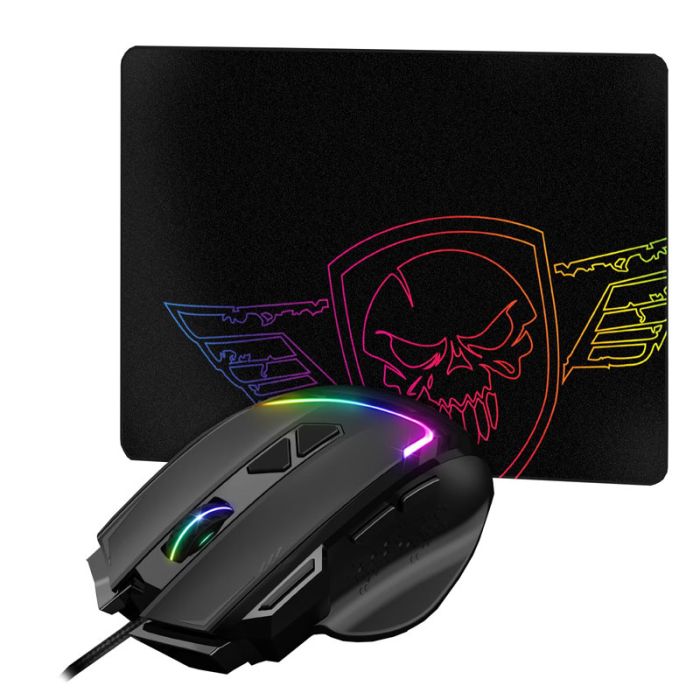 PACK SOURIS ET TAPIS GAMING SPIRIT OF GAMER PRO-M3 RGB