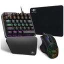 PACK XPERT-G700 CLAVIER MECANIQUE SINGLE HAND +SOURIS  
+TAPIS 