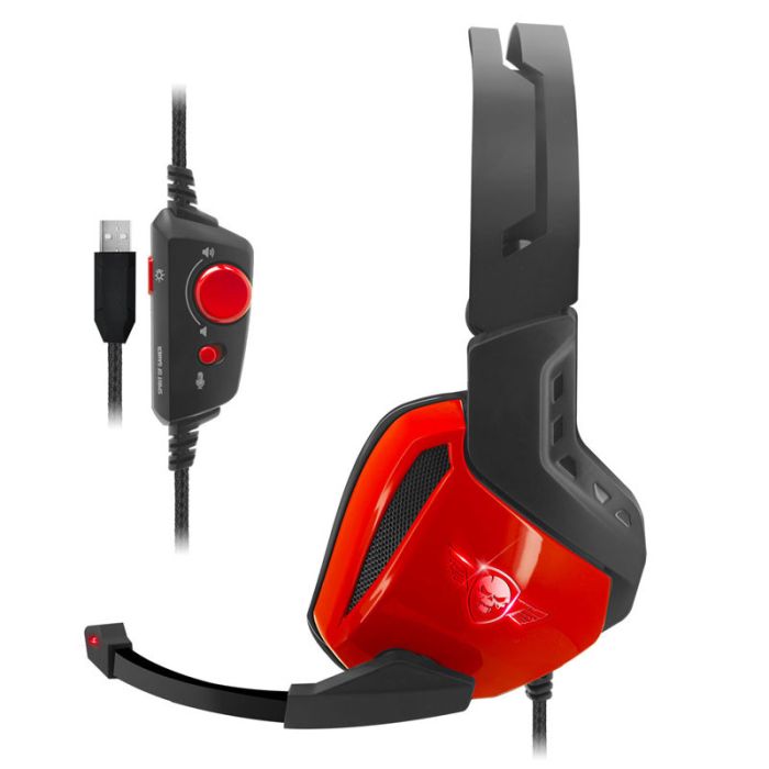 MICRO CASQUE GAMER SPIRIT OF GAMER XPERT-H100 - ROUGE